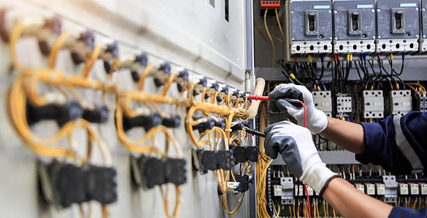Professional Electrician technician working in Sinton, TX